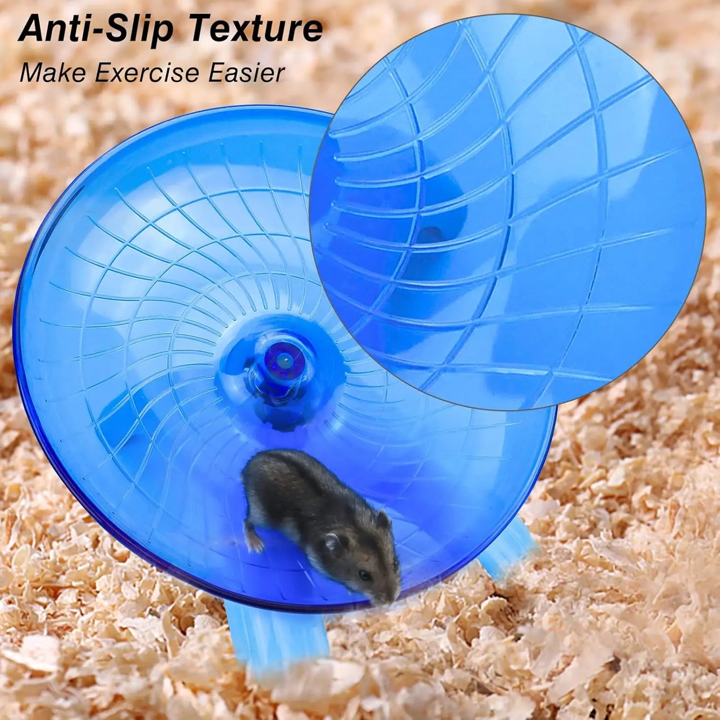 Exercise Wheel for Dwarf Hamster, Gerbil, Rat, Hermit Crab