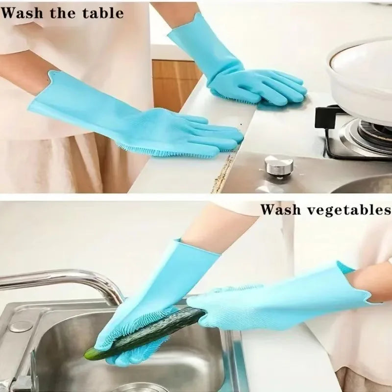 Pet Bathing Glove - Massage & Deshedding, Waterproof, Bite-Resistant