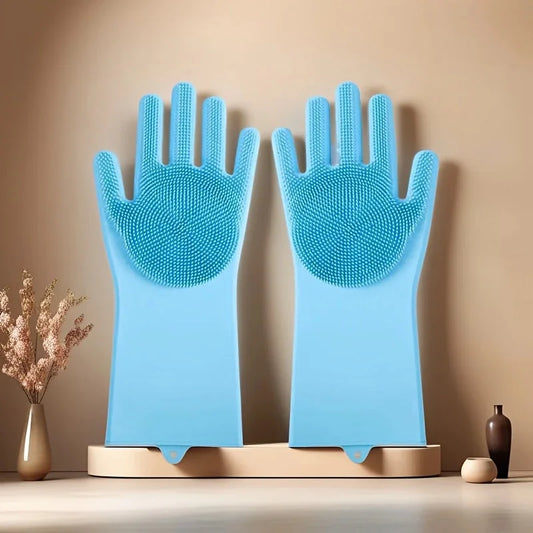 Pet Bathing Glove - Massage & Deshedding, Waterproof, Bite-Resistant