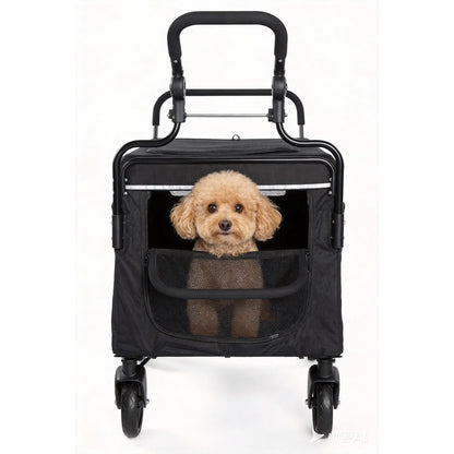 2‑in‑1 Dog Pushchair & Wagon