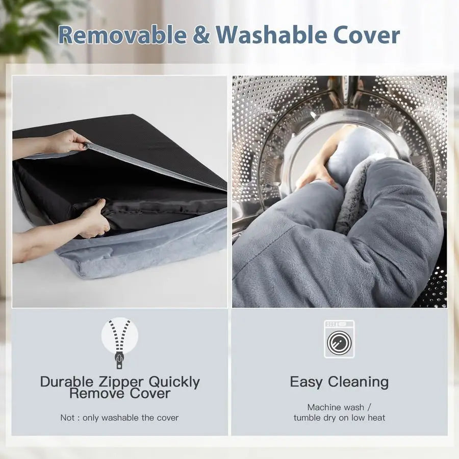 Washable Dog Couch with Removable Waterproof Cover, Orthopedic