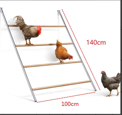 Chicken Coop Perch Ladder, Durable for Backyard Poultry
