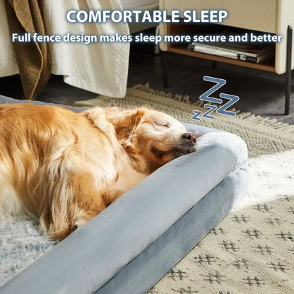 Washable Dog Couch with Removable Waterproof Cover, Orthopedic