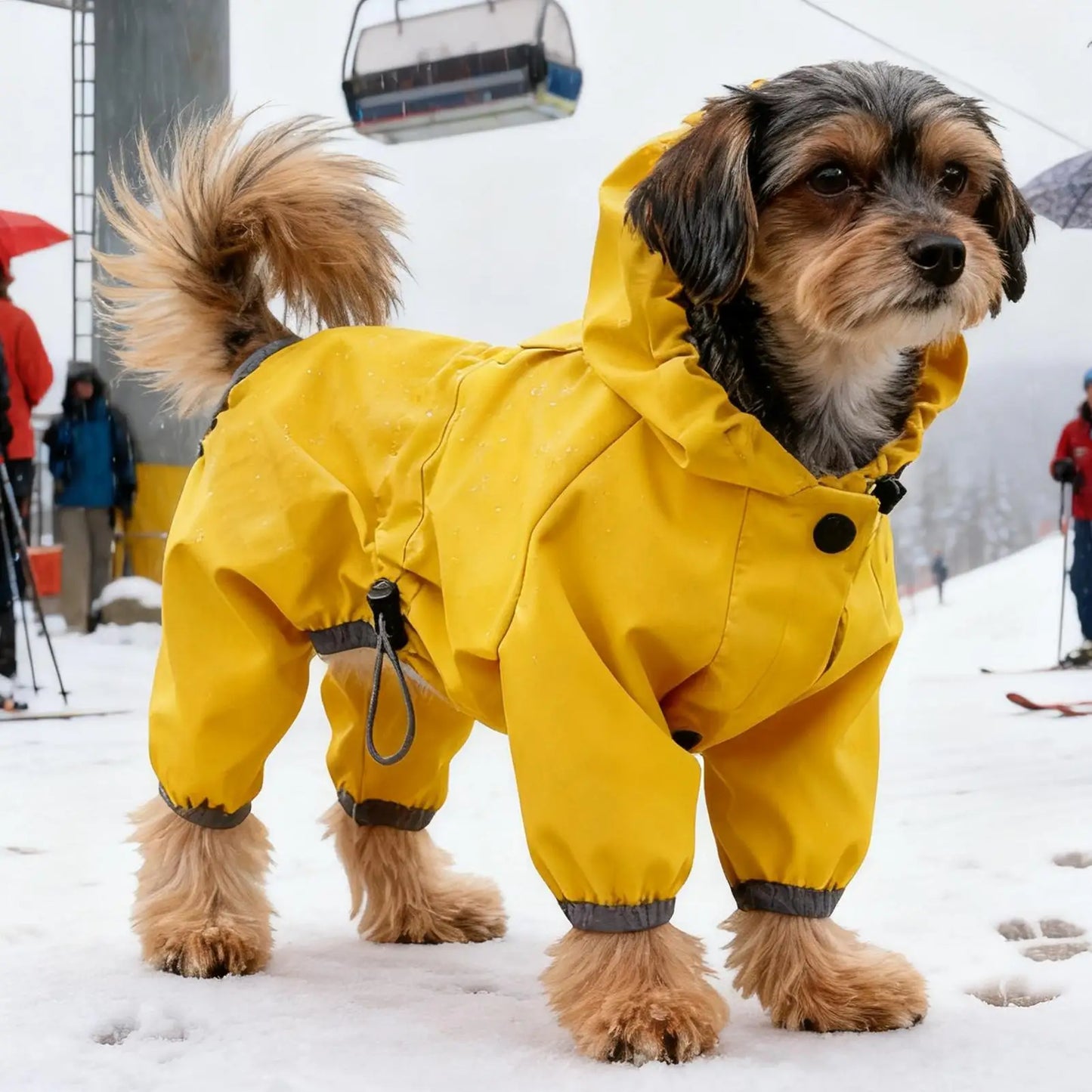 All‑Weather Splash Yellow Pet Coat