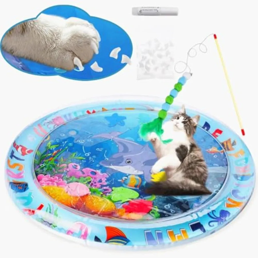 Cat Water Sensory Mat – Thick, Durable, Anti‑Scratch