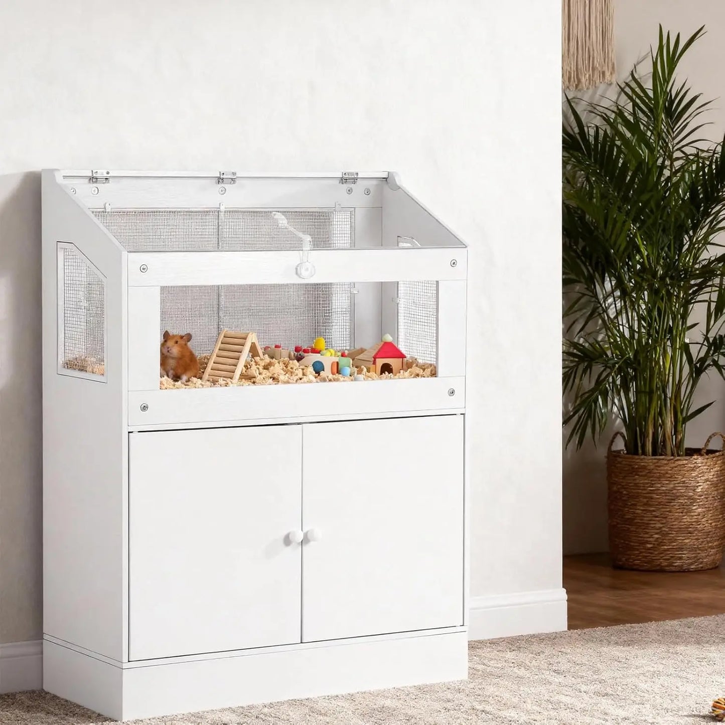 Acrylic Small Pet Habitat with Storage
