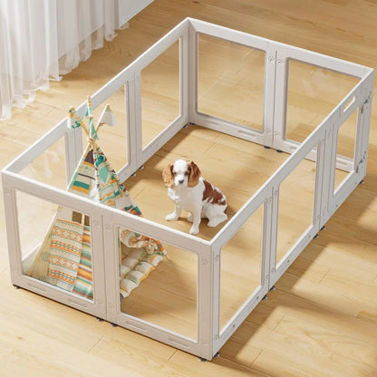 Pet Playpen with Door, Easy Assembly.