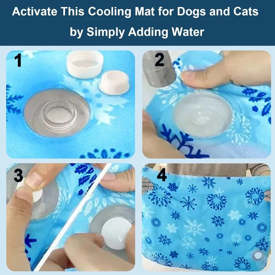 Summer Splash Cooling Pad for Dogs & Cats