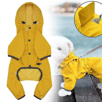 All‑Weather Splash Yellow Pet Coat