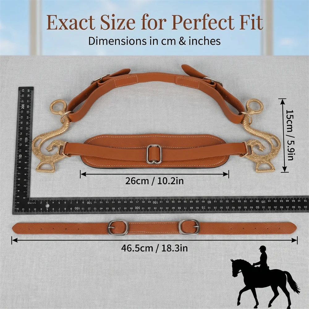 Brown Western Hackamore with Curb Chain