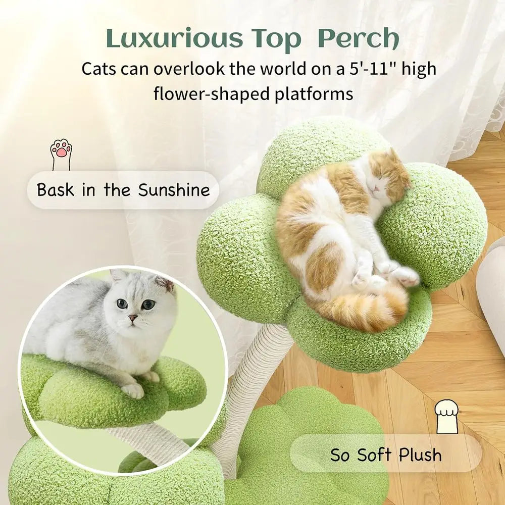 Green Cat Tower Playhouse
