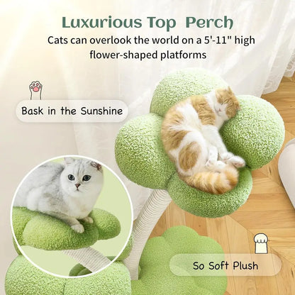 Green Cat Tower Playhouse