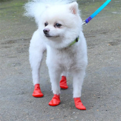 Waterproof Paw Protectors, Rain Boots, Anti Slip.
