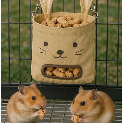 Rabbit Hanging Hay Bag Feeder – Multiple Colors