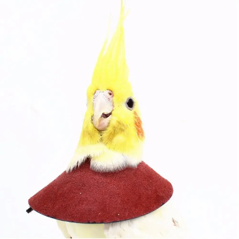 Adjustable Bird Accessories Anti-bite Anti-peckin Bird Cloak Parrot Elizabethan Circle Bird Neck Sleeve Bird Recovery Collar