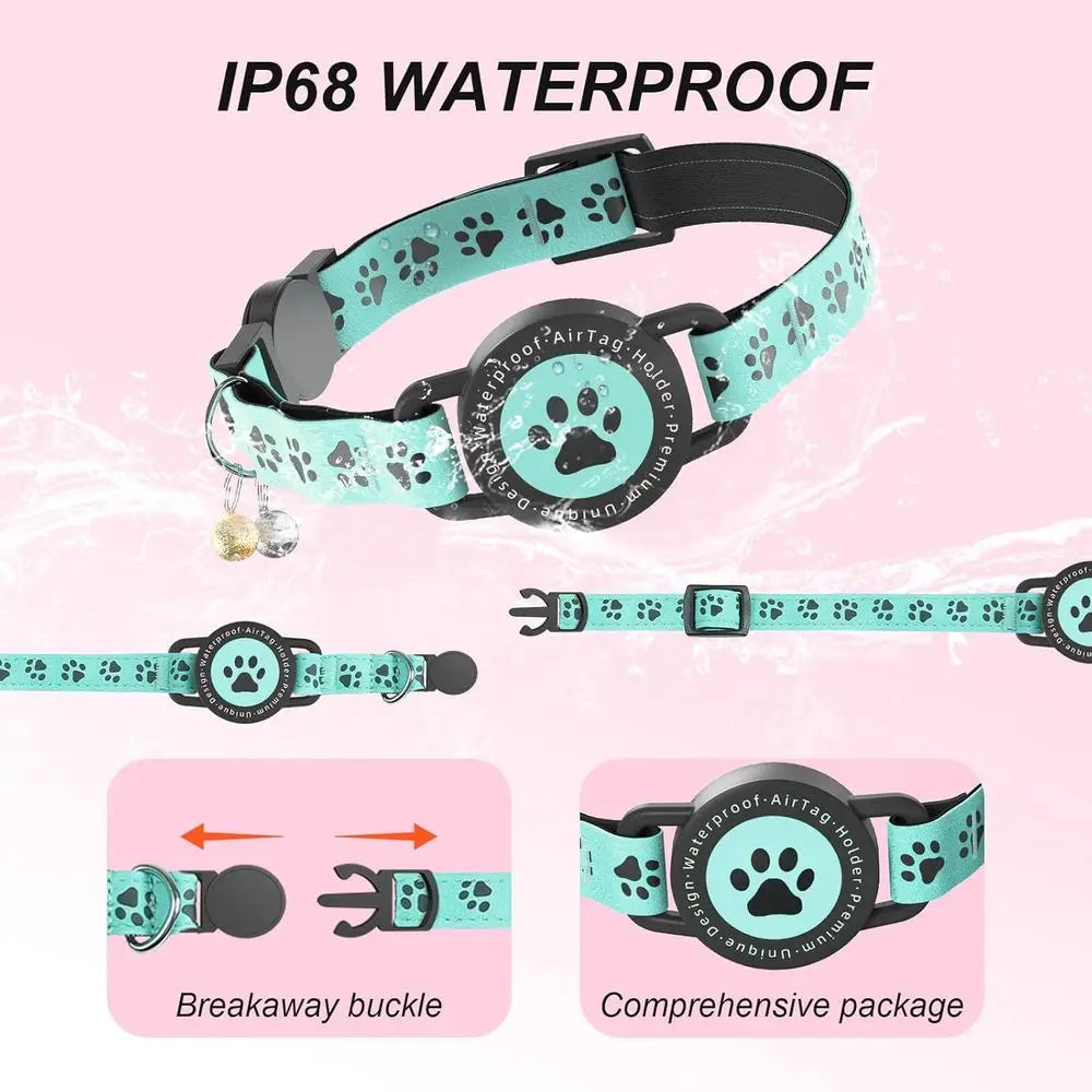 GPS Cat Tracker – Waterproof, No Fees, Apple Find