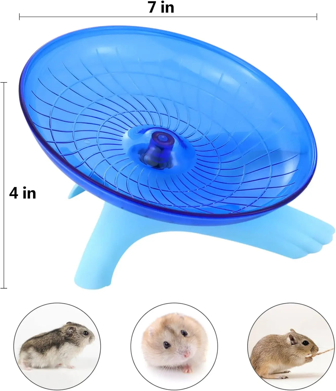 Exercise Wheel for Dwarf Hamster, Gerbil, Rat, Hermit Crab