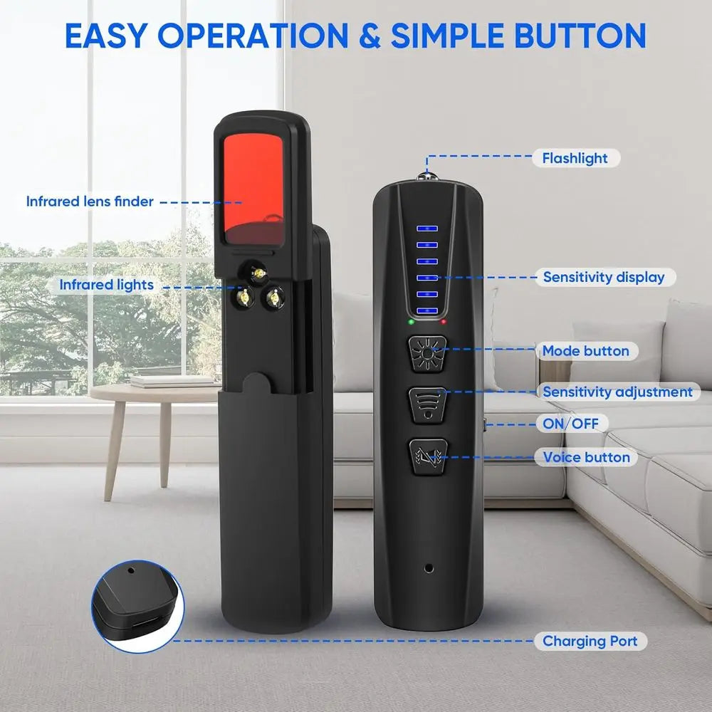 RF/WiFi Spy Scanner – AI Detector