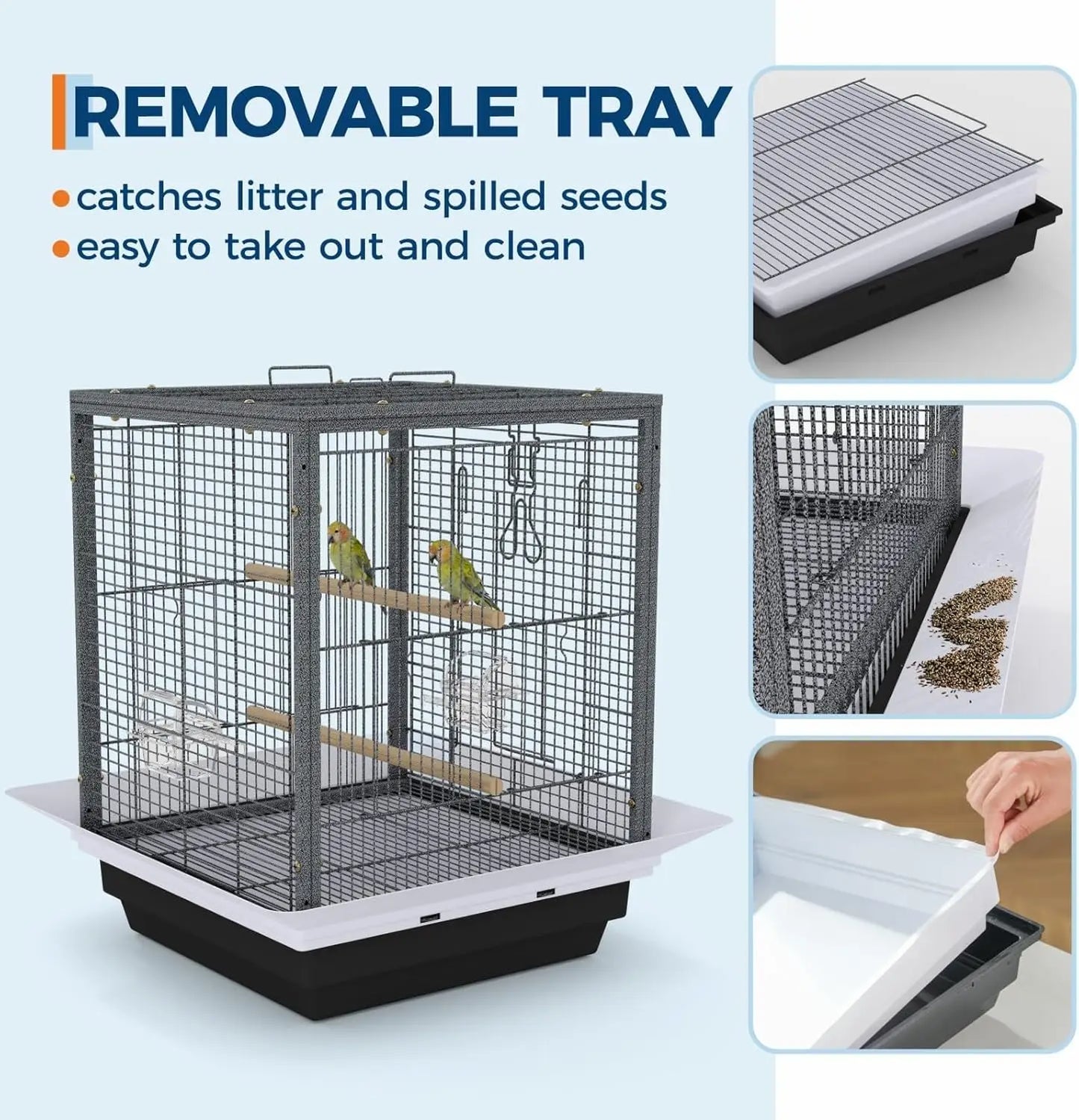 Compact Bird Carrier for Small Birds