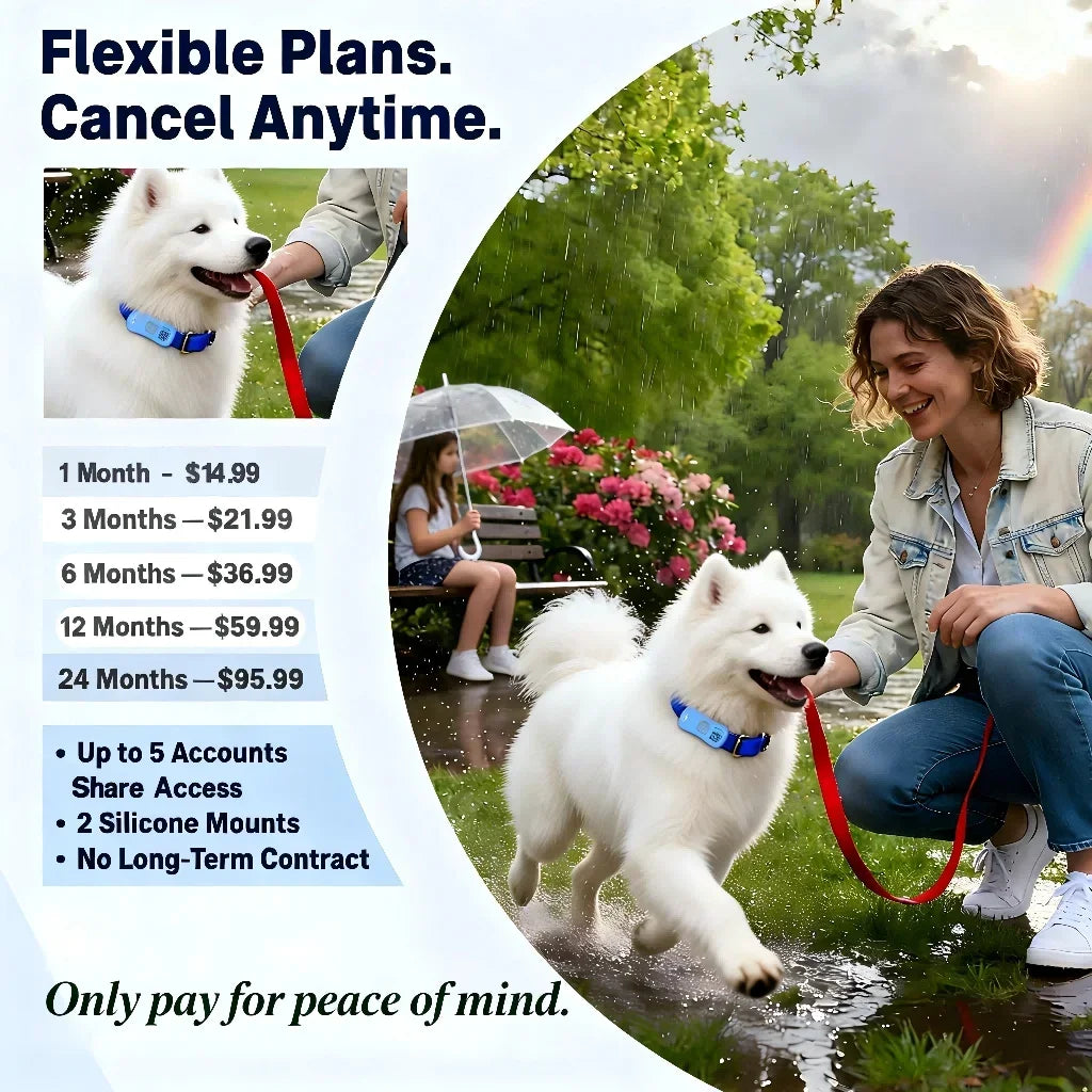 GPS Wifi Pet Tracker, Unlimited Distance