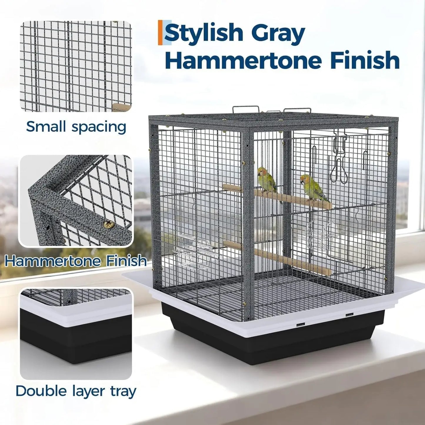 Compact Bird Carrier for Small Birds