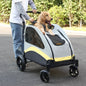 Large 4‑Wheel Dog Stroller for 2 Pets (121 lbs.)