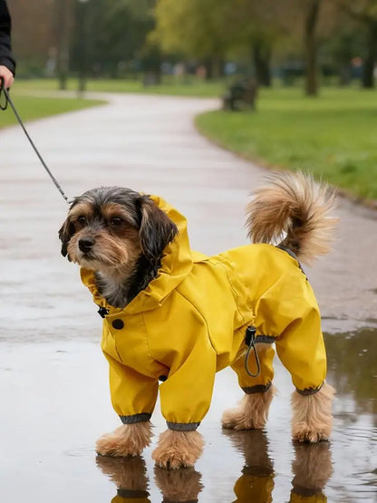 All‑Weather Splash Yellow Pet Coat
