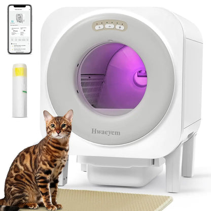 Automatic Cat Litter Box Self Cleaning for Multiple Cats