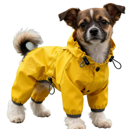All‑Weather Splash Yellow Pet Coat