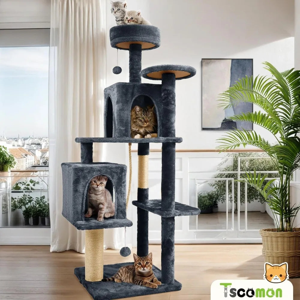 Indoor Climbing Condo Tower with Scratching Post