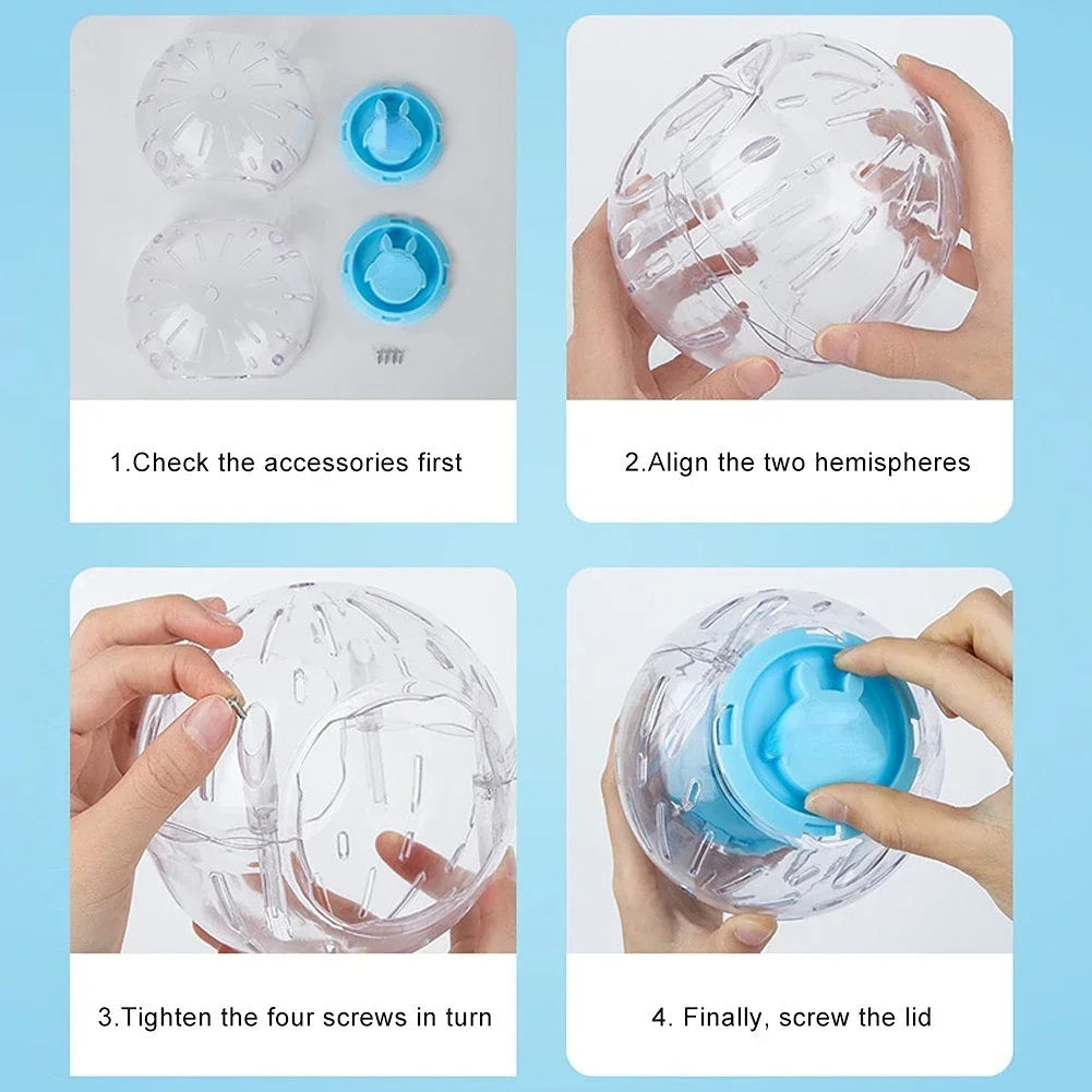 Small Pet Jogging Ball – Hamster, Gerbil & Mouse Exercise Toy