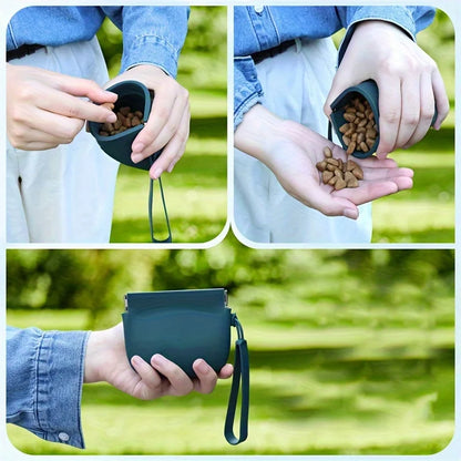 Portable Silicone Pet Training Snack Pouch