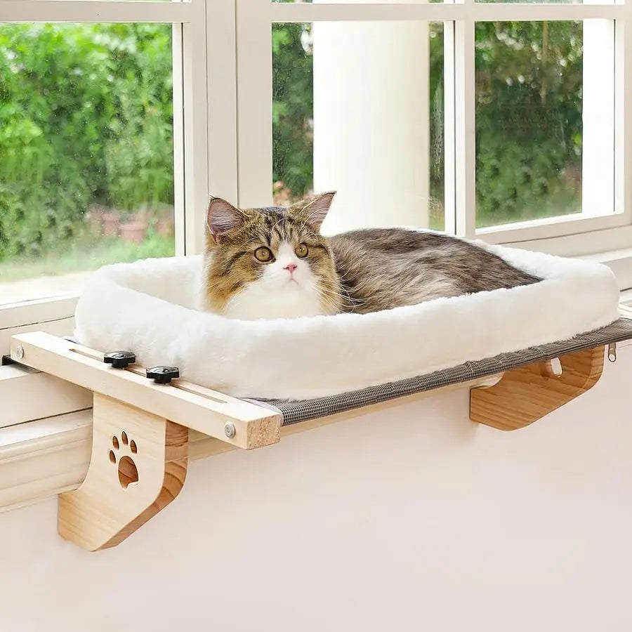 Sturdy Hammock Window Seat with Cushion Cover