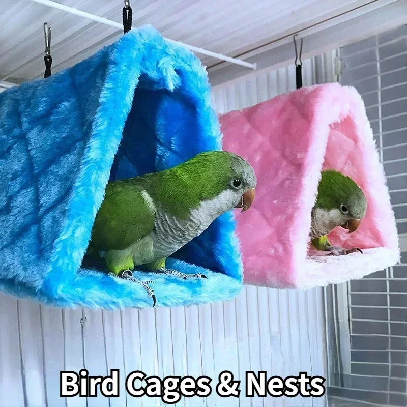 Warm & Fuzzy Bird Hanging Hut
