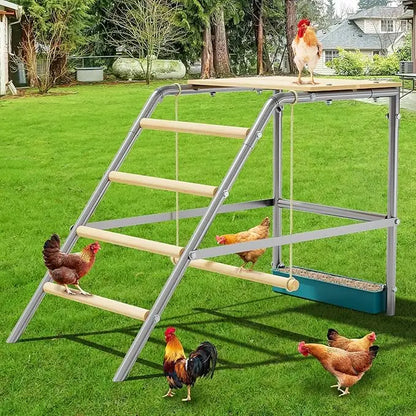 Chicken Coop Perch Ladder, Durable for Backyard Poultry
