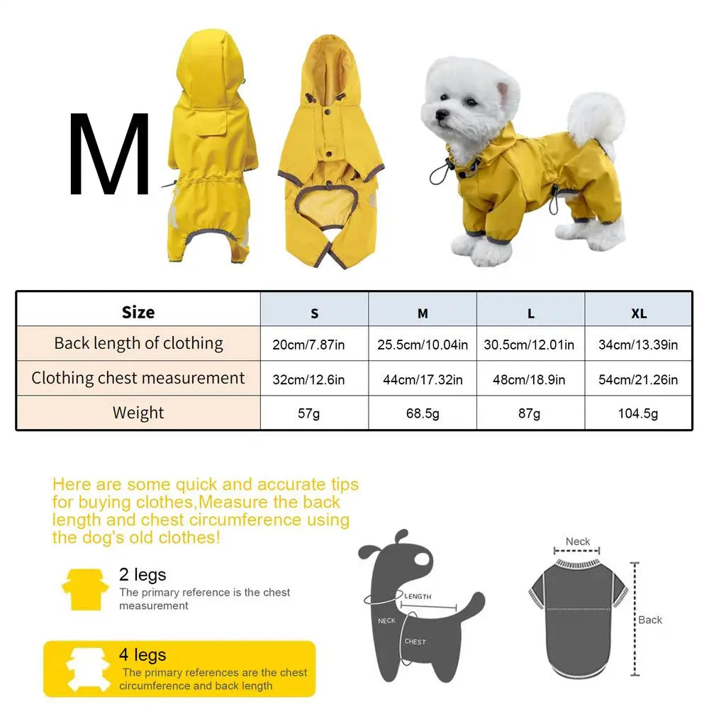 All‑Weather Splash Yellow Pet Coat