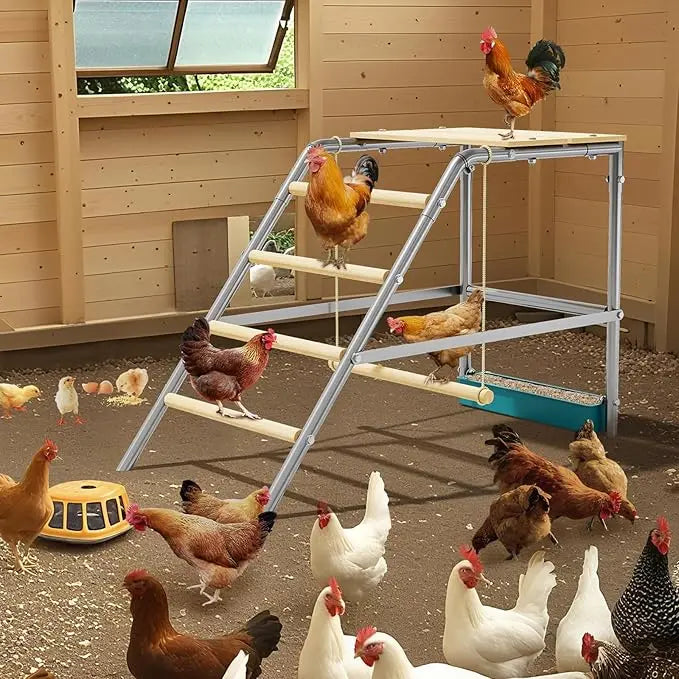 Chicken Coop Perch Ladder, Durable for Backyard Poultry