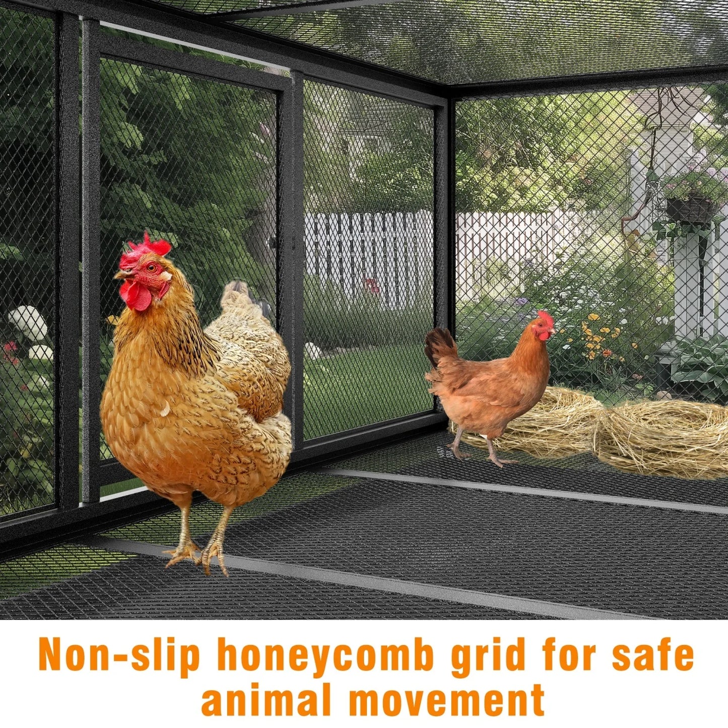 Outdoor Heavy‑Duty Walk‑In Chicken Coop & Run