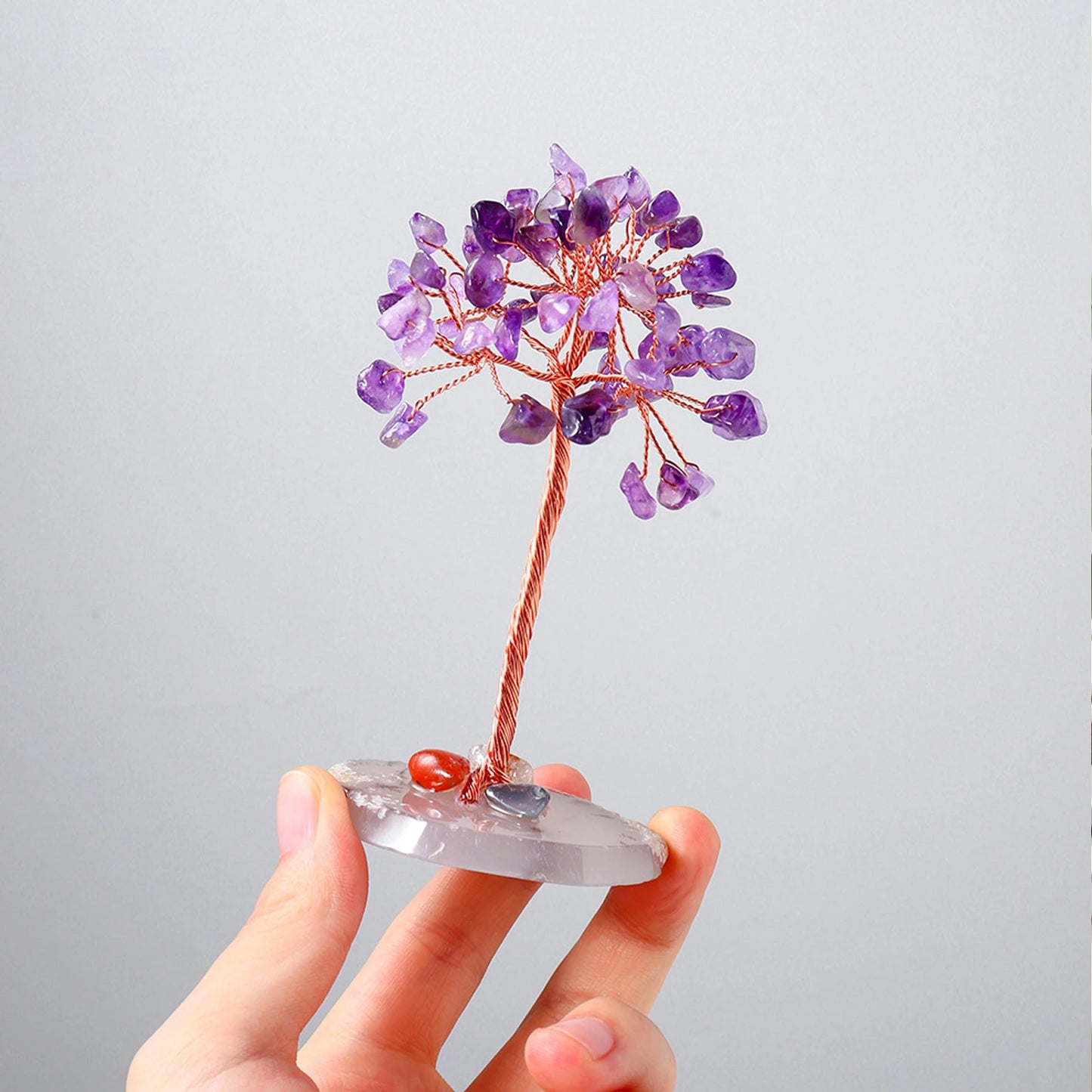 Angel Wings Ashes Urn Set + Amethyst Tree