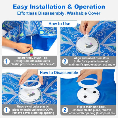 Interactive Hide and Seek Cat Toy for Indoor Cats