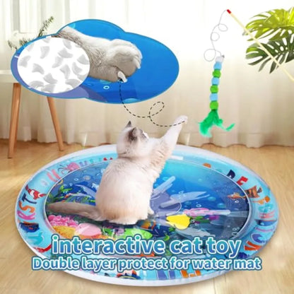 Cat Water Sensory Mat – Thick, Durable, Anti‑Scratch
