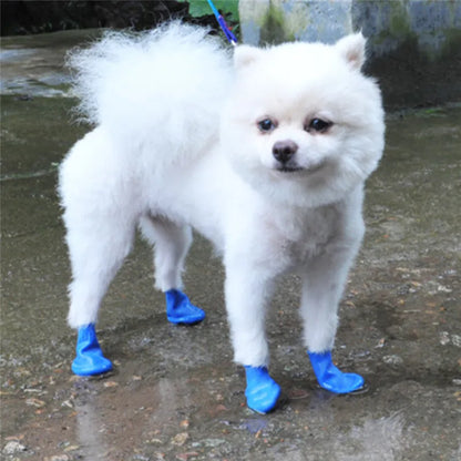 Waterproof Paw Protectors, Rain Boots, Anti Slip.
