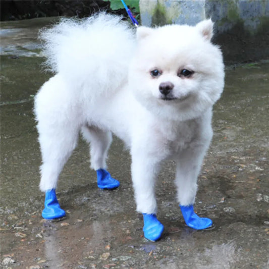 Waterproof Paw Protectors, Rain Boots, Anti Slip.