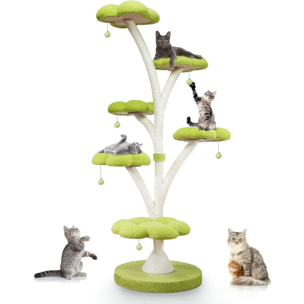 Green Cat Tower Playhouse