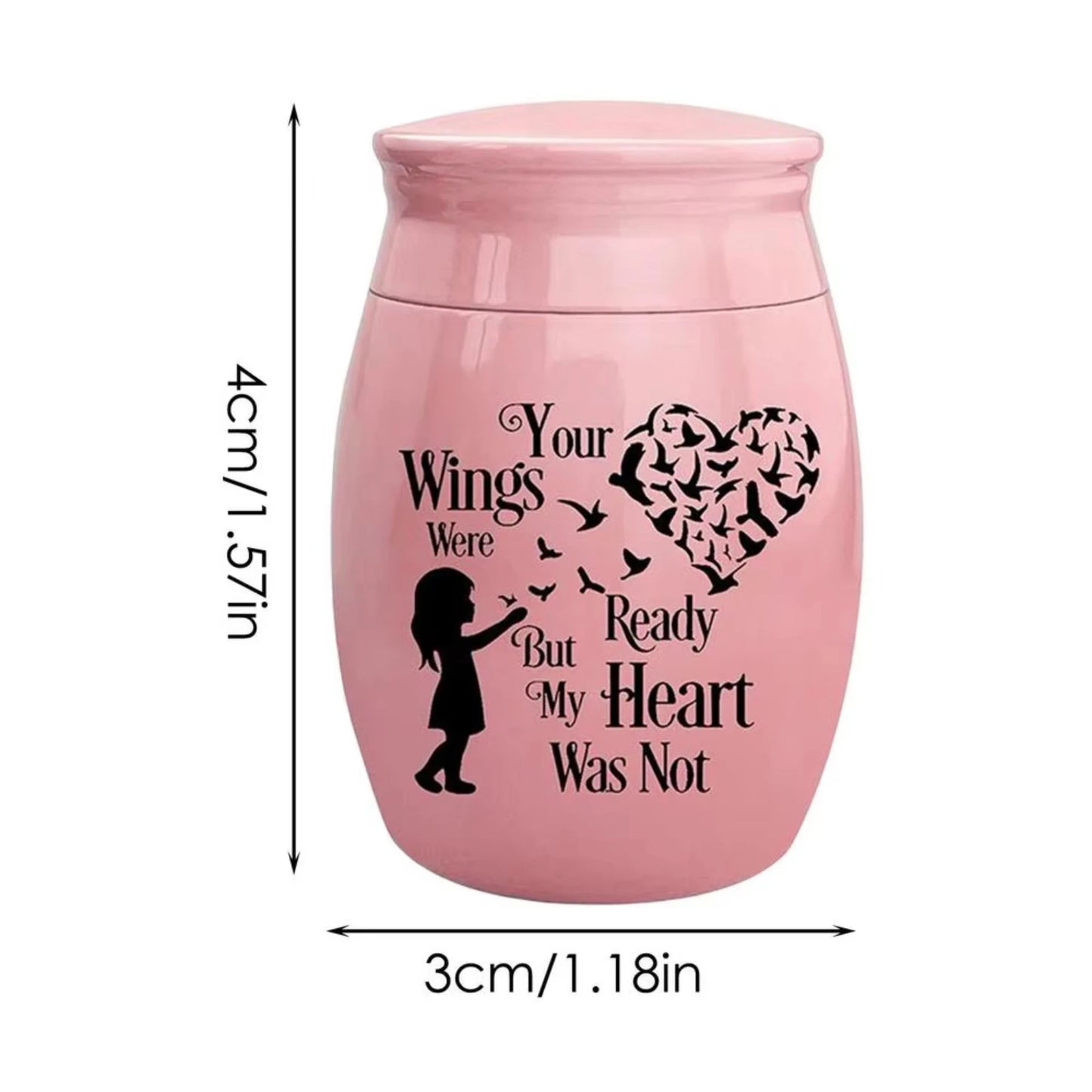 Tiny Memorial Urn for Human or Pet Ashes