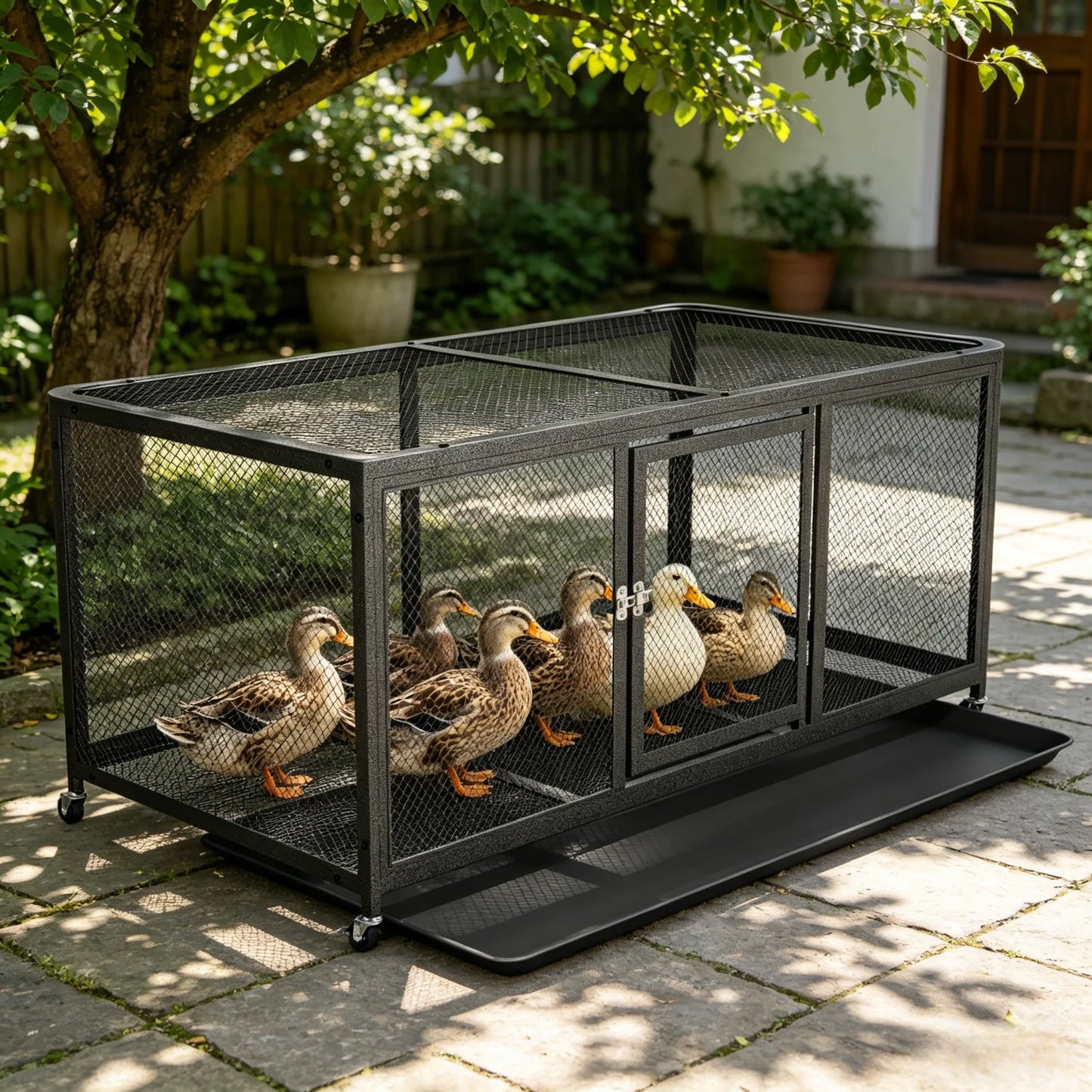 Outdoor Heavy‑Duty Walk‑In Chicken Coop & Run