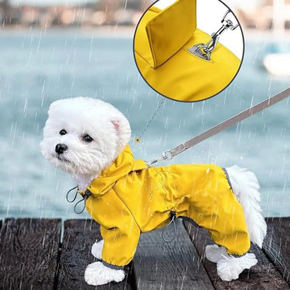 All‑Weather Splash Yellow Pet Coat