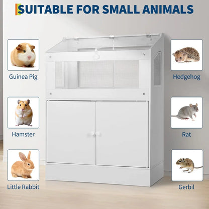 Acrylic Small Pet Habitat with Storage