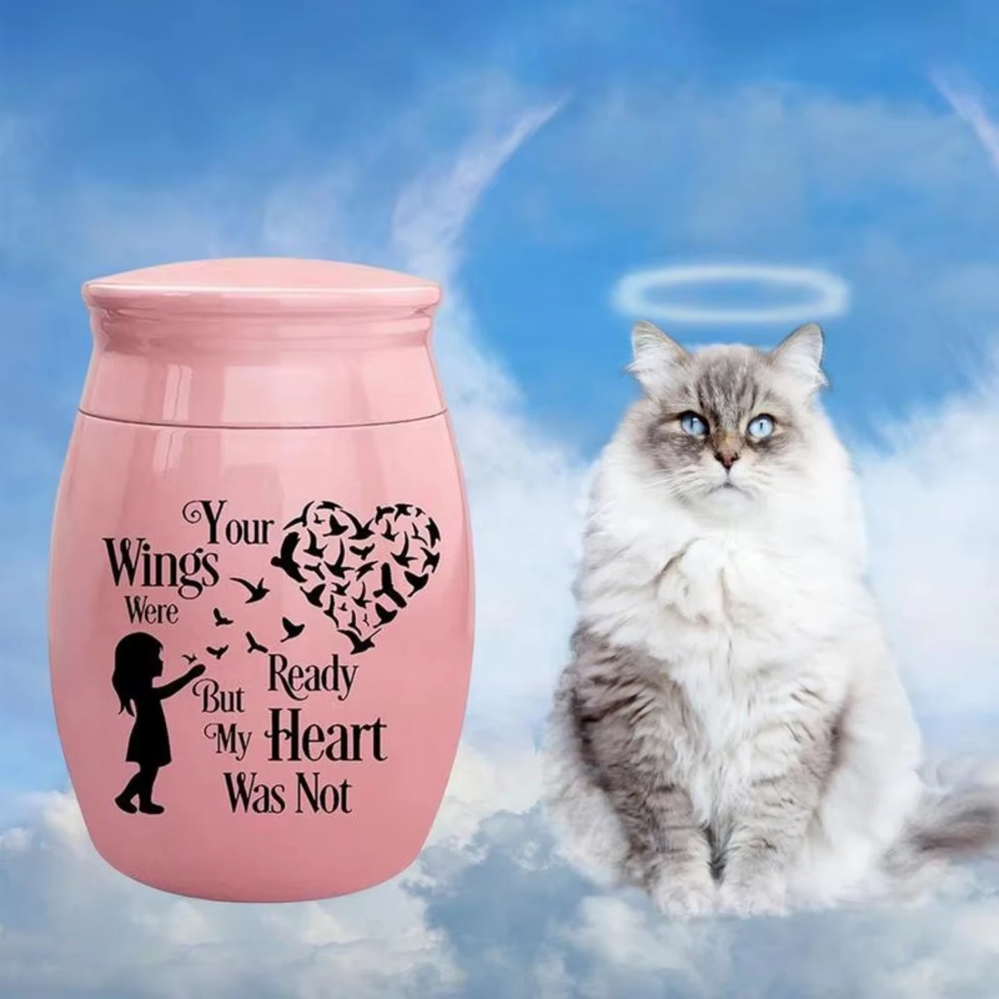 Tiny Memorial Urn for Human or Pet Ashes