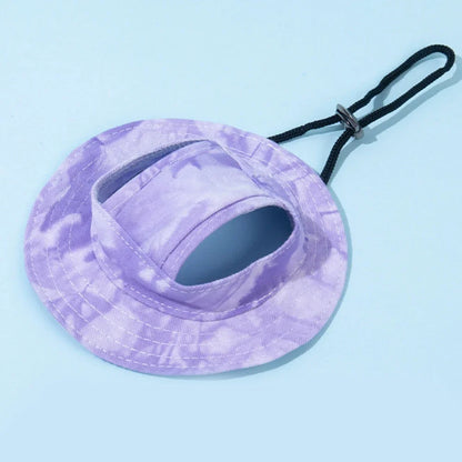Summer Colorful Baseball Cap for Small Medium Dogs